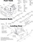 Fury Extreme Landing Gear - Fuel Tank - Control Rods